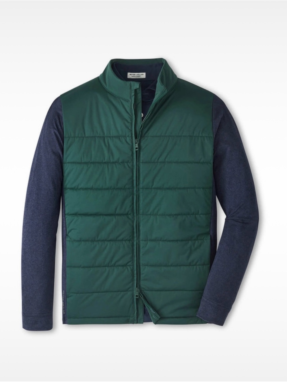 NWT Peter Millar Men's Nordic Pine Merge Hybrid Fleece Jacket (Medium)